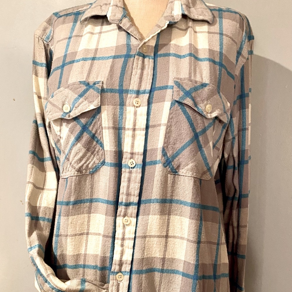 Mens flannel button down